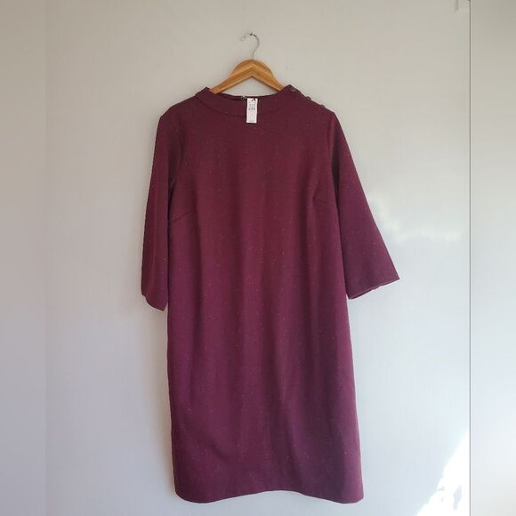 NWT Talbots Knit Bateau Neck Dress plus size 1x - Picture 1 of 10